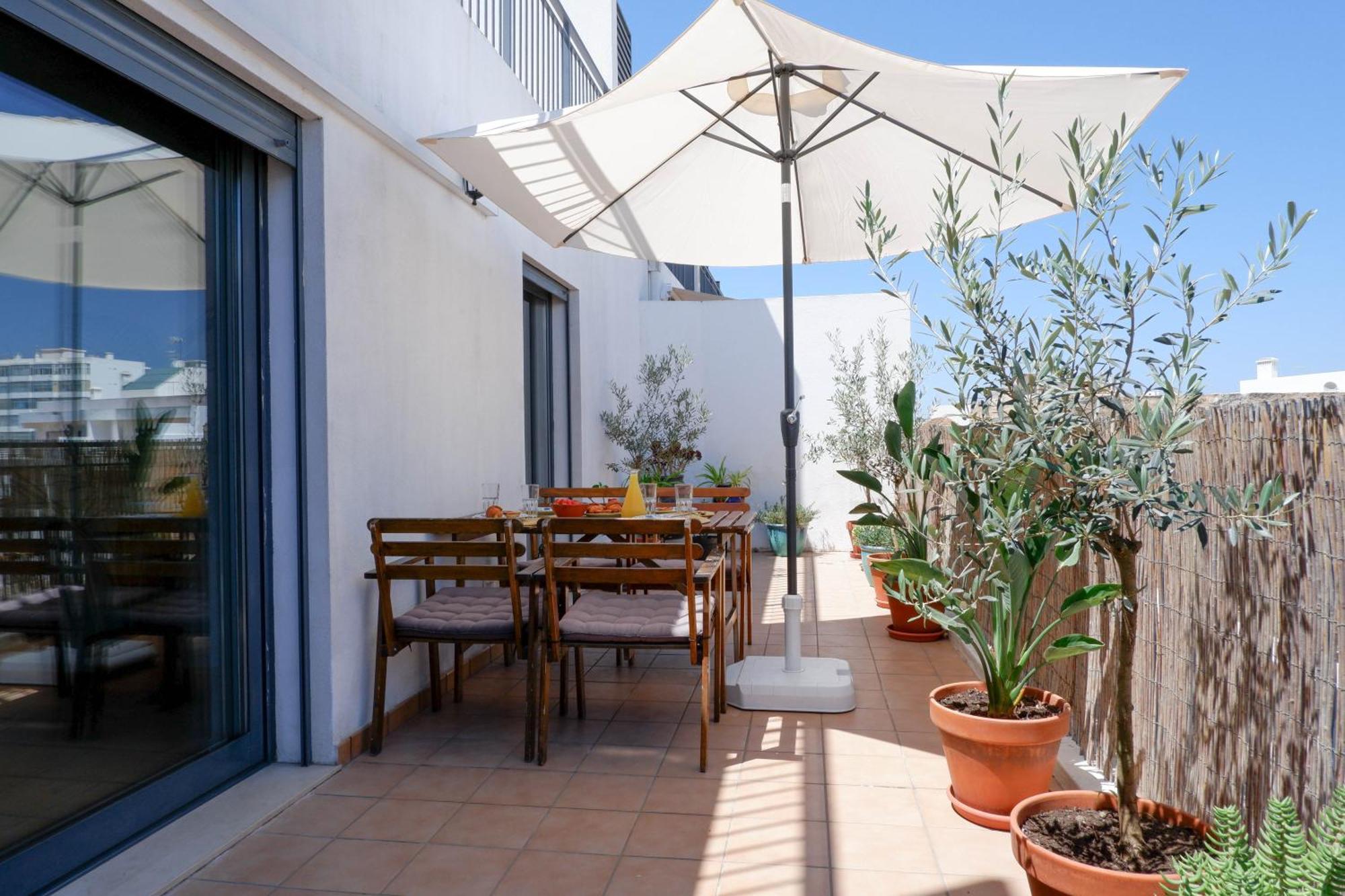 Spacious Terrace, Swimming Pool, Private Parking Olhao Ngoại thất bức ảnh